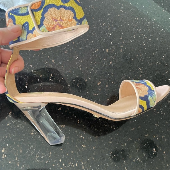 Viktor&Rolf Italian leather sandals with crystal heels size 38 - Picture 4 of 6